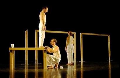 McCaleb Dance in Eric Geigers Post and Lintel -photo  by E. Harel Copyright © 2005 All rights reserved.