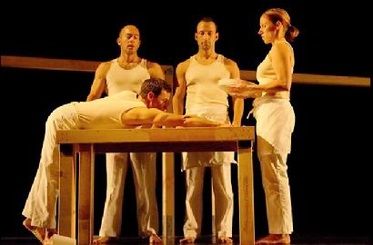 McCaleb Dance in Eric Geigers Post and Lintel -photo  by E. Harel Copyright © 2005 All rights reserved.